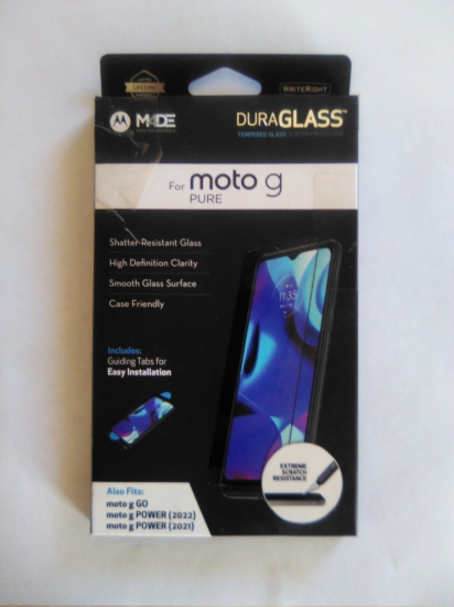 Picture of Motorola Moto G pure duraglass tempered glass screen protector