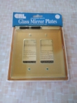 Picture of  CRL-Glass Mirror Yellow/Gold - 2 GFCI  Wallplate (double Decora)